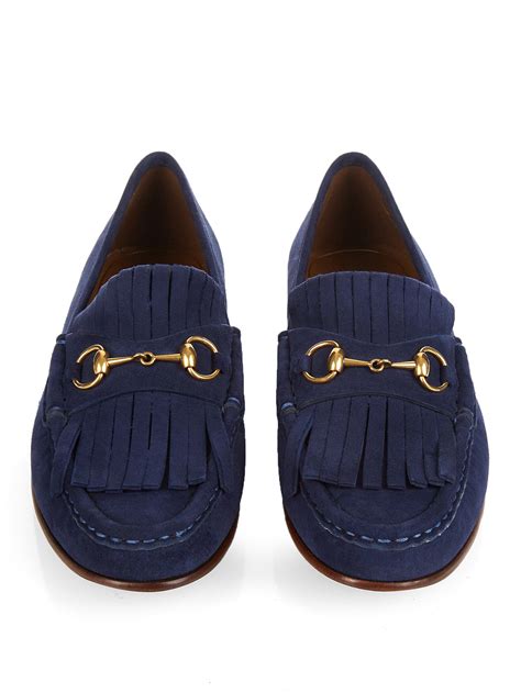 gucci blue horsebit loafers|gucci horsebit loafers women's.